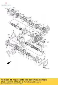 suzuki 2436118H00 bieg, szósty nap?dzany - Dół