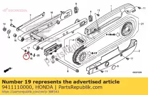 Honda 9411110000 rondelle, ressort, 10mm - La partie au fond