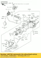 140730283, Kawasaki, duct,intake klx125caf kawasaki d tracker klx 125 2010 2011 2012 2013 2015 2016, New