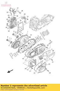 yamaha 93306006Y600 bearing - Bottom side