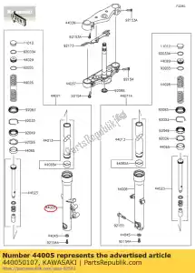 kawasaki 440050107 pipe-left fork outer vn900cff - Bottom side