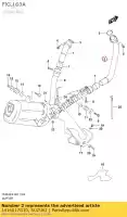 1416017G10, Suzuki, rura komp, exh f suzuki dl v-strom v-strom 650 2012 2014 2015 2016 2017 2018 2019, Nowy