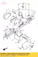 2GV217310093, Yamaha, couvercle, côté 3 yamaha xv 535 1988 1989 1990 1991 1992 1993 1995 2000, Nouveau