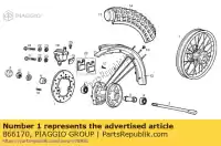 866170, Piaggio Group, front wheel(complete) derbi gilera rcr senda senda r senda sm 50 1998 2000 2002 2003 2004 2005 2006 2007 2008 2010, New