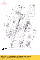 17D231200000, Yamaha, tubo interno comp.2 yamaha yz 250 2010 2011, Novo