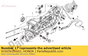 Honda 91005KZR602 roulement, bille radiale, 630 - La partie au fond