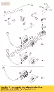 ktm 50339004000 estator kokusan 2k-1 '98 - Lado inferior