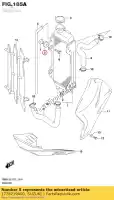 1778719A00, Suzuki, poduszka, radiato suzuki rm  rf r l rmz ru rmx z gsxr w r2 gsx r750w r1100w rf600ru rf900r rf600r rm125 rm250 dr z400e z400s rm85 sw lw z400sm z450 z250 z450z rmx450z drz400e drz400sm rmz250 rmz450 rm85l 125 250 900 85 600 450 750 1100 400 , Nowy