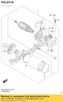 3117124F00, Suzuki, cadre, démarreur e suzuki  gsx 1300 1999 2000 2001 2002 2003 2004 2005 2006 2007 2009 2010 2011 2012 2014 2015 2016 2017 2018 2019, Nouveau