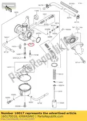 Tutaj możesz zamówić ig? A strumieniowa klx110cef od Kawasaki , z numerem części 160170018: