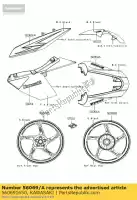 560691650, Kawasaki, pattern,shroud,rh zr1000dcf kawasaki z 1000 2012, New