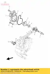 Ici, vous pouvez commander le arbre, roue auprès de Yamaha , avec le numéro de pièce 5GR124580000: