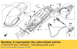 scharnierzitting van Honda, met onderdeel nummer 77201KTFJ20, bestel je hier online: