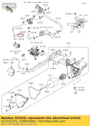 Here you can order the tube,carb. Holder-asv klx150cd from Kawasaki, with part number 921921242: