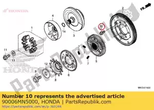 honda 90006MN5000 bout, flens, 8x20 - Onderkant