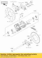 410340564, Kawasaki, drum-assy, ??rr klx150eef kawasaki d tracker 150 2016, Nieuw