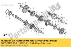 Honda 90558MJ0000 plate, orifice - Bottom side