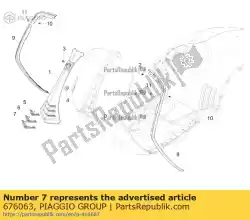 Tutaj możesz zamówić dolny emblemat od Piaggio Group , z numerem części 676063: