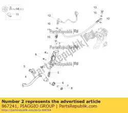 Qui puoi ordinare kit di copertura da Piaggio Group , con numero parte 867241: