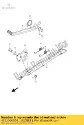 Qui puoi ordinare staffa comp, pr da Suzuki , con numero parte 4233006G51: