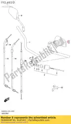 Here you can order the mirror assy,rea from Suzuki, with part number 5660004F30: