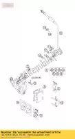 58713011000, KTM, flexible de frein avant 880mm '99 ktm duke 640 1999 2000 2001 2002 2003 2004 2005 2006, Nouveau