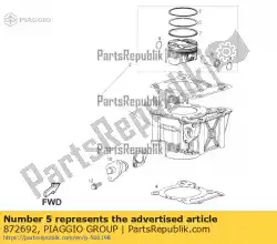 Here you can order the ring from Piaggio Group, with part number 872692: