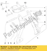 648655, Piaggio Group, Soporte central completo derbi piaggio liberty sonar 50 125 150 1997 1998 2001 2004 2006 2007 2008 2009, Nuevo