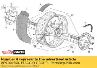 AP9100560, Piaggio Group, rear wheel 5.5x17