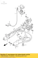 3385004A00, Suzuki, fio de partida suzuki gs  e gsf bandit eu v limited z vz gs500eu gsf400 500 400 , Novo