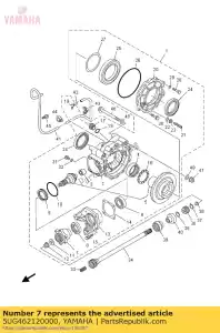 yamaha 5UG462120000 boss, 1 - Bottom side