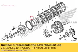 honda 22125MJLD30 siedzenie, drgaj?ca spr??yna - Dół