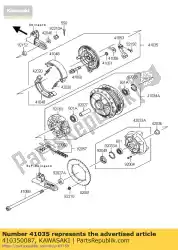 Here you can order the panel-assy-brake ej800abf from Kawasaki, with part number 410350087: