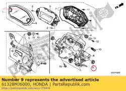 Tutaj możesz zamówić guma, mocowanie reflektora od Honda , z numerem części 61328MJ6000: