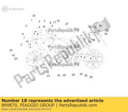 Aprilia 899870, Sticker brandstoftank links 