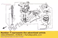 16022HN6003, Honda, conjunto de válvula, acelerador honda trx trxex sporttrax sportrax 250, Novo