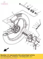 Here you can order the oil seal (7x14x4-136) from Yamaha, with part number 931040700300: