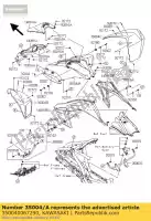 350040067290, Kawasaki, guardabarros delantero, principal, l.gree ksf45 kawasaki kfx 450 2008 2009 2010 2011 2012 2013 2014, Nuevo