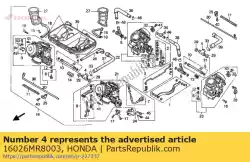 Aqui você pode pedir o nenhuma descrição disponível no momento em Honda , com o número da peça 16026MR8003: