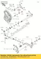 132360192, Kawasaki, palanca-comp, posición zx1000jbf kawasaki  zx 1000 2011 2012 2013 2014 2015 2016 2017 2018 2019 2020, Nuevo