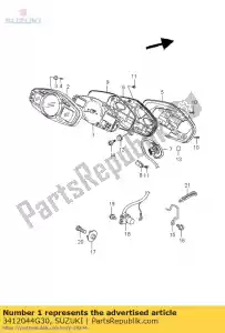 Suzuki 3412044G30 pr?dko?? i obroty - Dół