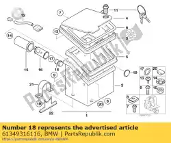 Here you can order the stopper plug-in socket from BMW, with part number 61349316116: