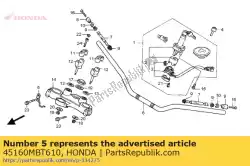 guide comp, fr brk van Honda, met onderdeel nummer 45160MBT610, bestel je hier online: