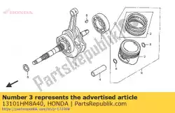 Here you can order the piston(std.) from Honda, with part number 13101HM8A40: