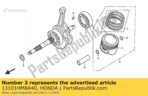 honda 13101HM8A40 piston(std.) - Bottom side