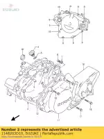 1148203D10, Suzuki, uszczelka sprz?g?a c suzuki rg gamma fu f wolf u rg125fu 125 , Nowy