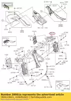 390610821, Kawasaki, 01 conjunto de radiador, rh kawasaki kx250x kx250 250 , Novo