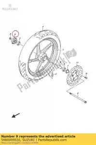 Suzuki 5460009J20 box assy, ??speedo - Dół