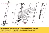 51415MBWE11, Honda, buisson, curseur honda  cbr vfr 600 800 1100 1999 2000 2001 2002 2003 2004 2005 2006 2007 2008 2009 2010 2011 2012 2013 2017, Nouveau