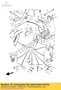 yamaha 2GV821510000 zekering (20a) - Onderkant